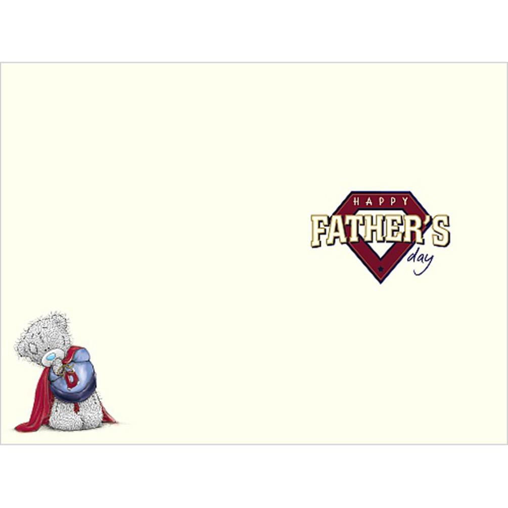 Super Dad Me To You Bear Father Day Card Extra Image 1